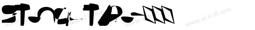 stencil type字体转换